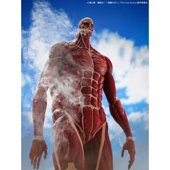 ATTACK ON TITAN - Colossal Titan - Figurine Mega Sofvi 63cm