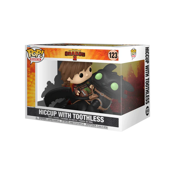 HOW TO TRAIN YOUR DRAGON - POP Ride DLX N° 123 - Hiccup with Toothless