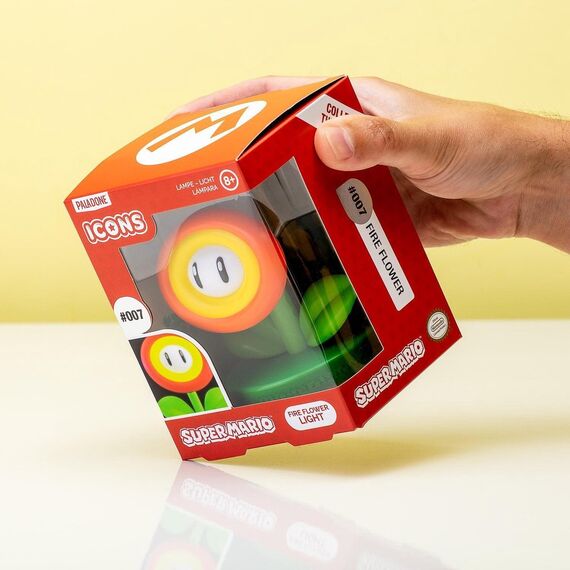 NINTENDO - Fire Flower - 3D Icon Light Lamp