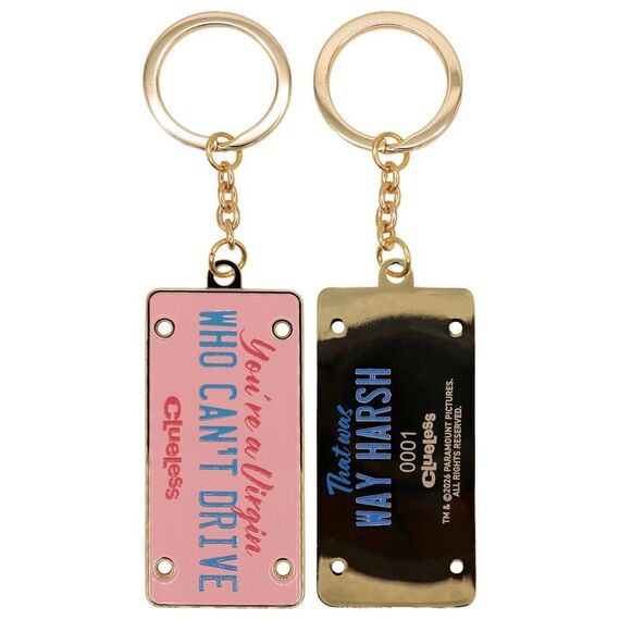 CLUELESS - License Plate - Limited Edition Keyring