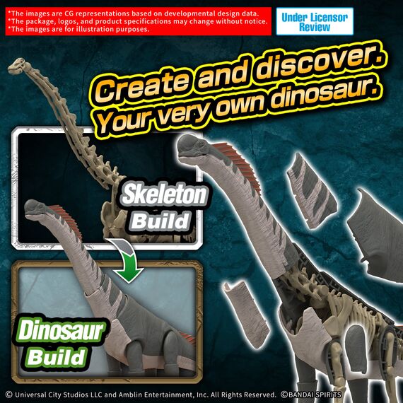 PLANNOSAURUS JURASSIC WORLD - Titanosaurus - Model Kit