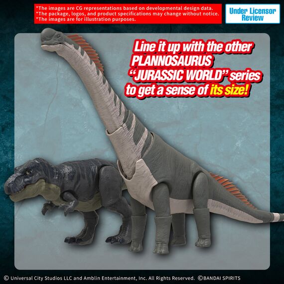 PLANNOSAURUS JURASSIC WORLD - Titanosaurus - Model Kit
