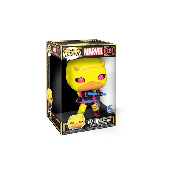MARVEL - POP Jumbo N° 1358 - Daredevil (YLW/RD) (BLKLT)