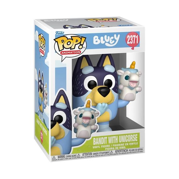 BLUEY - POP Animation N° XXXX - Bandit with Unicourse