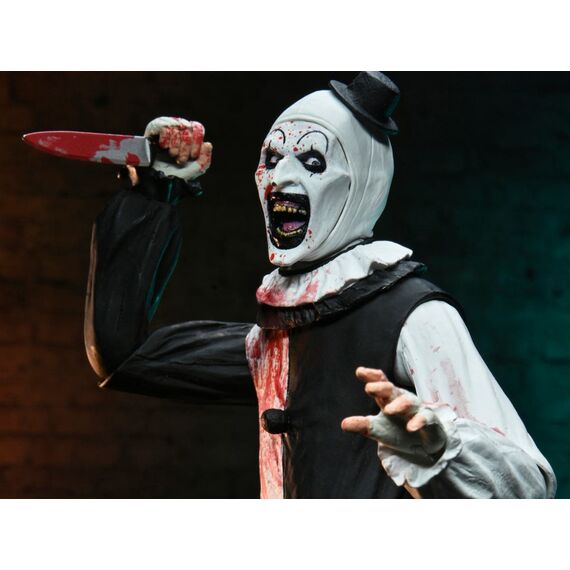 TERRIFIER 2 - Art The Clown "Blood Splattered" - Ultimate Figure 17cm