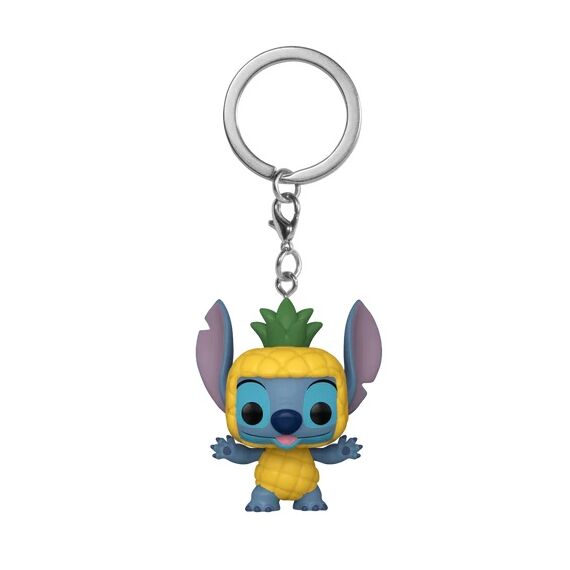 DISNEY - Lilo & Stitch - Pocket Pop Keychain - Stitch Pineapple