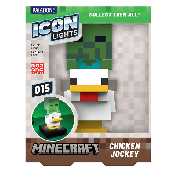MINECRAFT - Chicken Jockey - Icon Lamp 4,3inch
