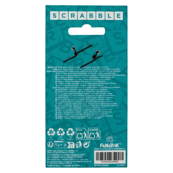 SCRABBLE - Cheers - Limited Edition Bottle Opener