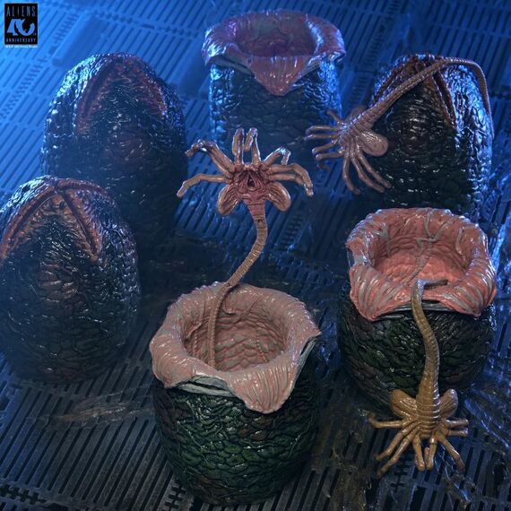 ALIENS 40TH ANNIVERSARY - Alien Eggs - 6 Accessory Pack
