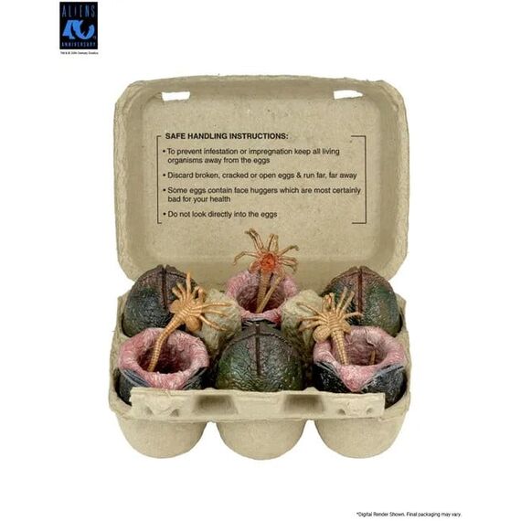 ALIENS 40TH ANNIVERSARY - Alien Eggs - 6 Accessory Pack