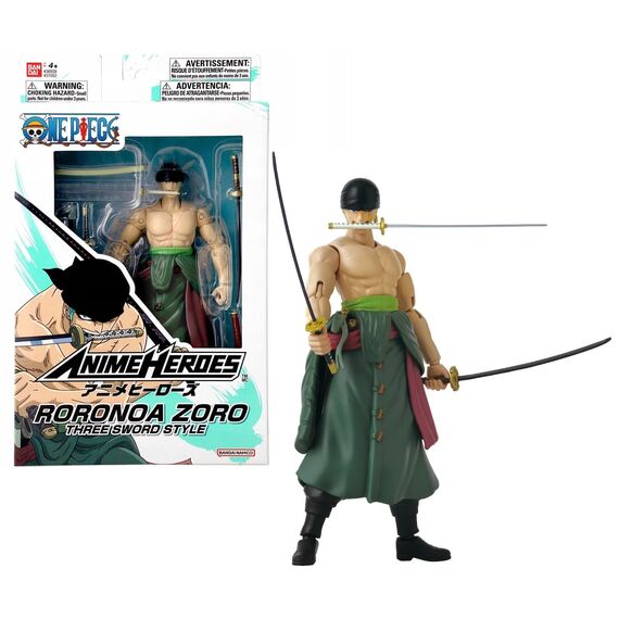 ONE PIECE - Roronoa Zoro Three Sword Style - Figure Anime Heroes 17cm