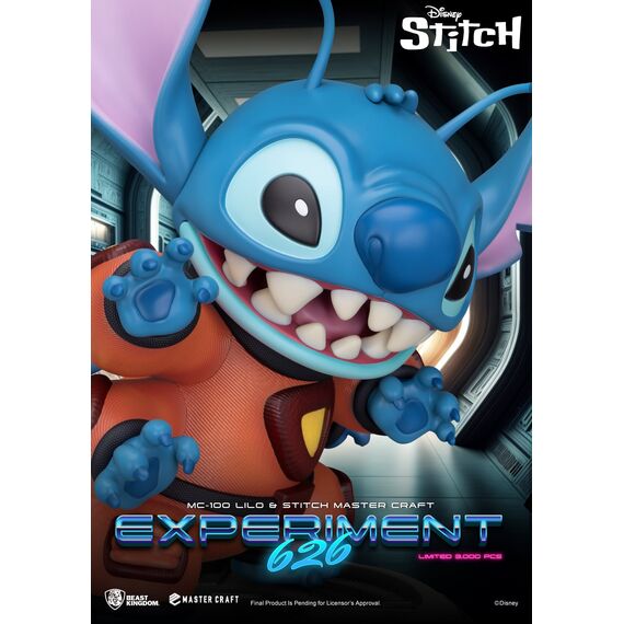 DISNEY - Stitch Experiment 626 - Statuette Master Craft 39 cm