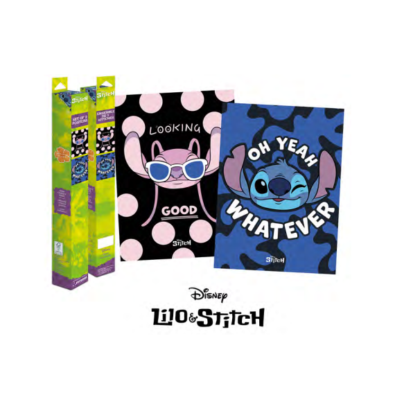 LILO & STITCH - Stitch & Angel - 2 Posters 52 x 38cm Set