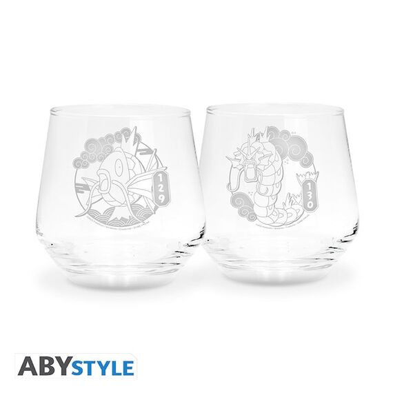POKEMON - Magikarp & Gyarados - 2 Glasses Set 300ml