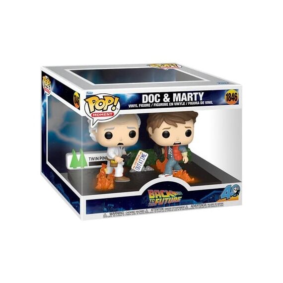 BACK TO THE FUTURE - POP Moment N° 1846 - Doc & Marty