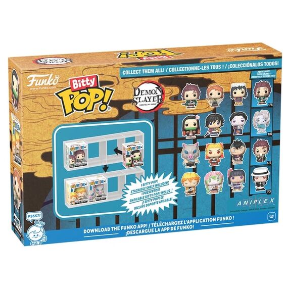 DEMON SLAYER - Bitty Pop 4 Pack 2.5cm - Tanjiro