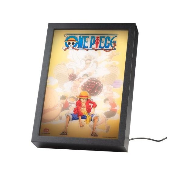 ONE PIECE - Luffy - Framed LED Print 28x20x5cm