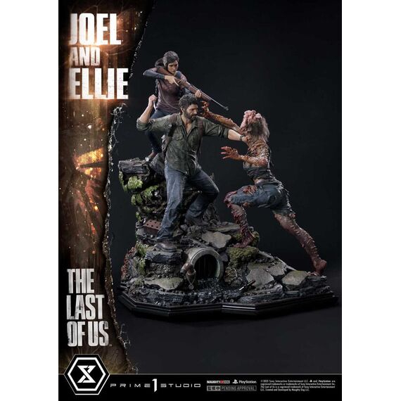 THE LAST OF US - Joel & Ellie - Statue Premium Masterline 73cm