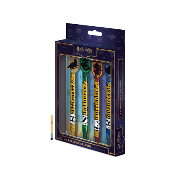 HARRY POTTER - 4 Head Topper Erasable Gel Pens