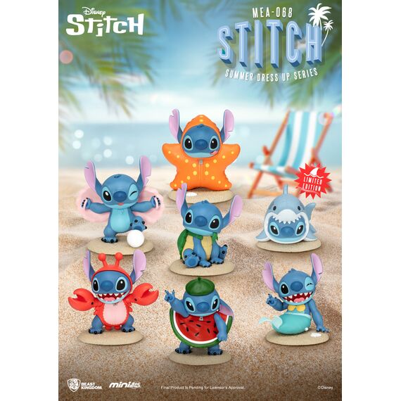 LILO & STITCH - Stitch Summer dress up - 6 Figure set 9cm