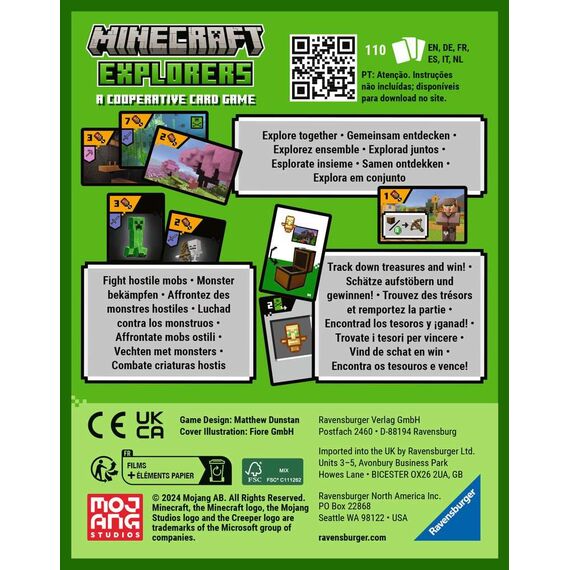 MINECRAFT - Minecraft Explorers - Cooperative card game