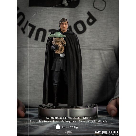 STAR WARS - Luke Skywalker and Grogu - Statue ArtScale 1/10 21cm