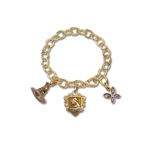 HARRY POTTER - Charm Bracelet - Lumos Hufflepuff