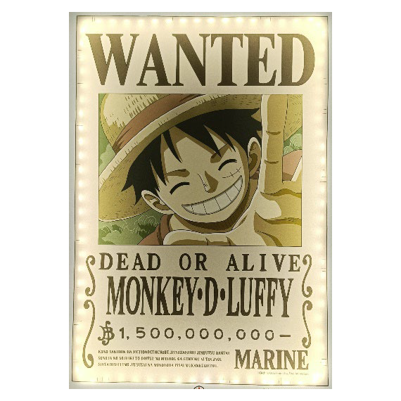 ONE PIECE - Luffy - Wall Light Led - 30 cm