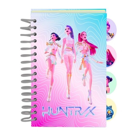 K-POP DEMON HUNTERS - A6 Notebook with 4 Dividers