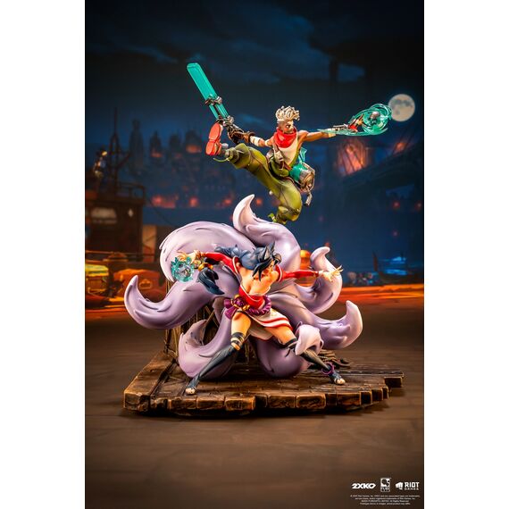 LEAGUE OF LEGENDS - Ekko & Ahri - Statue Diorama 1/10 30cm