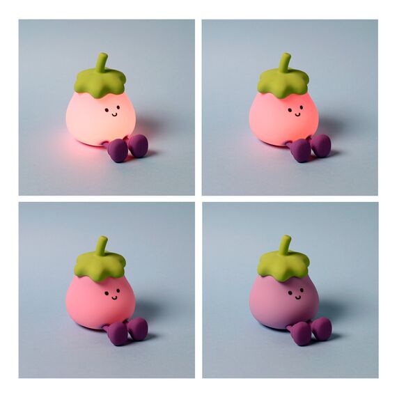 KAWAII - Eggplant - Phone Holder & Rechargeable Lamp 5,1inch