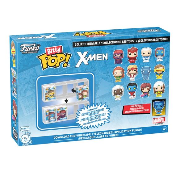 X-MEN - Bitty Pop 4 Pack 2.5cm - Jean Grey with Chase