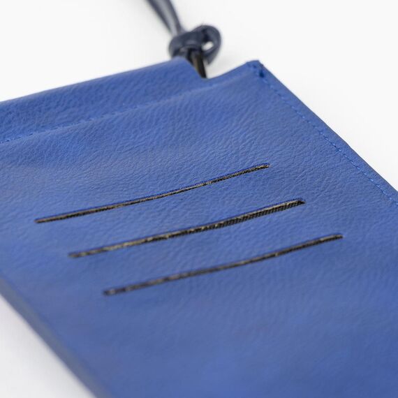 STITCH - Phone Case with Cord - 10 x 18 x 1 CM Blue