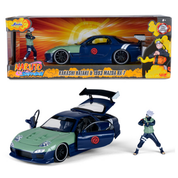 NARUTO - Kakashi Hatake & 1993 Mazda RX-7 - 1:24