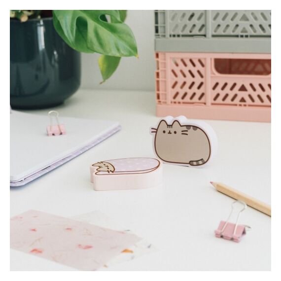 PUSHEEN - 2 Jumbo Erasers Set