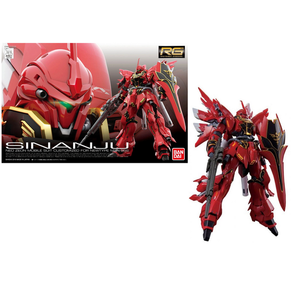 GUNDAM - Model Kit - Real Grade - MSN-06S Sinanju - 17 CM