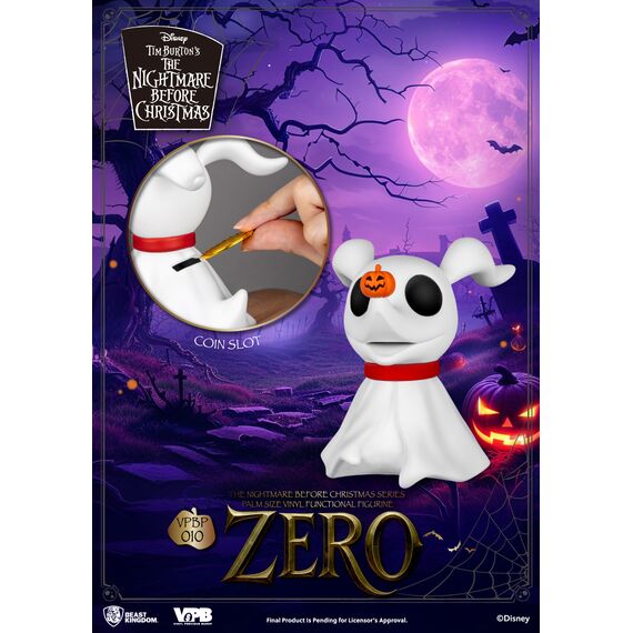 NIGHTMARE BEFORE CHRISTMAS - Zero - Bank Vinyl Figure 11.1cm