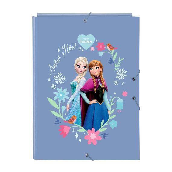FROZEN - A4 Premium Binder with Flaps & Elastic Band
