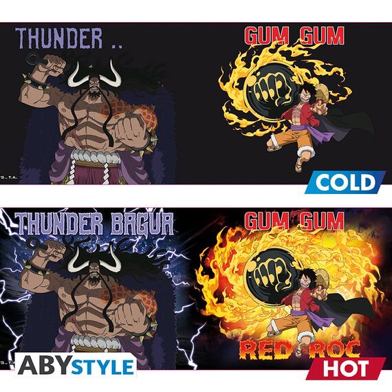 ONE PIECE - Luffy vs Kaido - Mug Heat Change 460ml