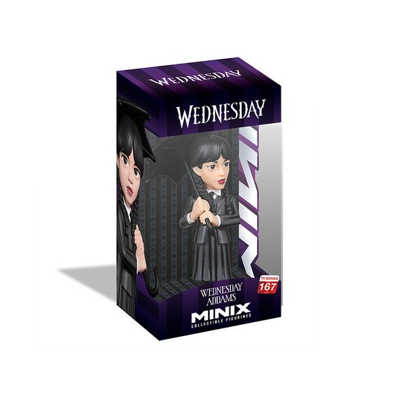 WEDNESDAY - Wednesday Addams with umbrella - Figure Minix 12cm