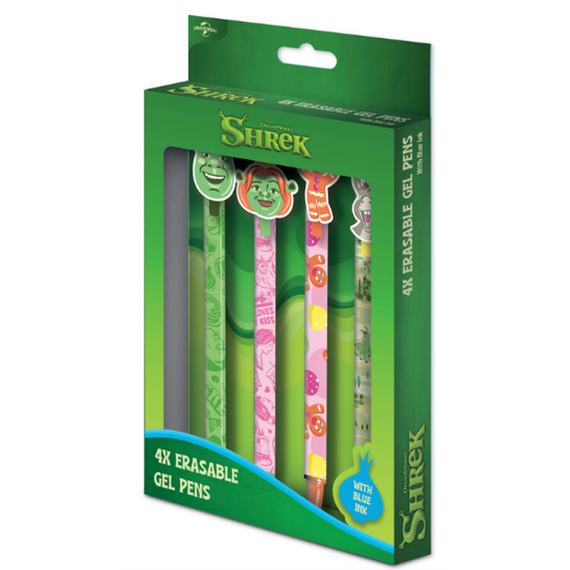 SHREK - 4 Head Topper Erasable Gel Pens