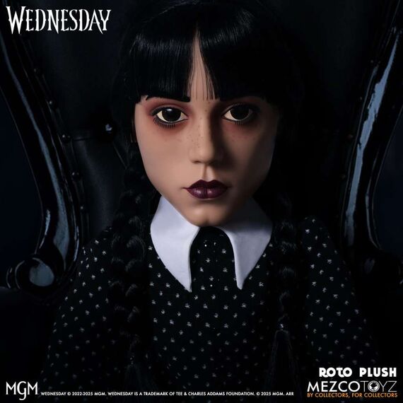 WEDNESDAY - Wednesday Addams MDS Roto Doll - 45cm