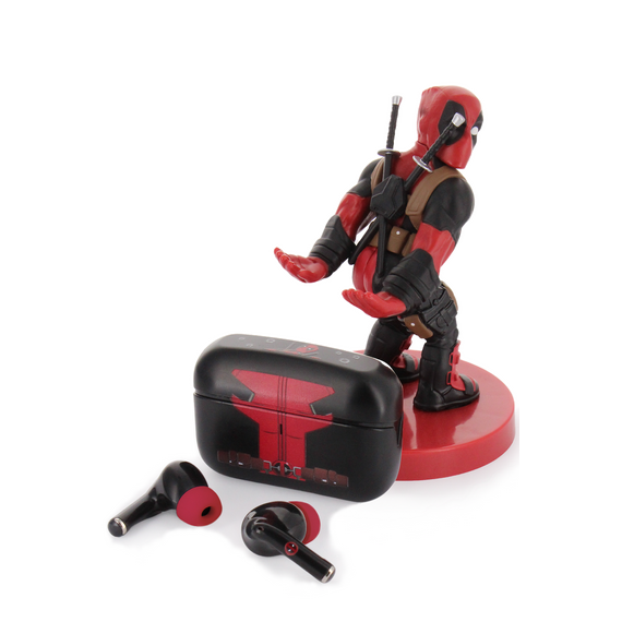 DEADPOOL - Buds Pro Bundle - Wireless Bluetooth Earbuds + Holder