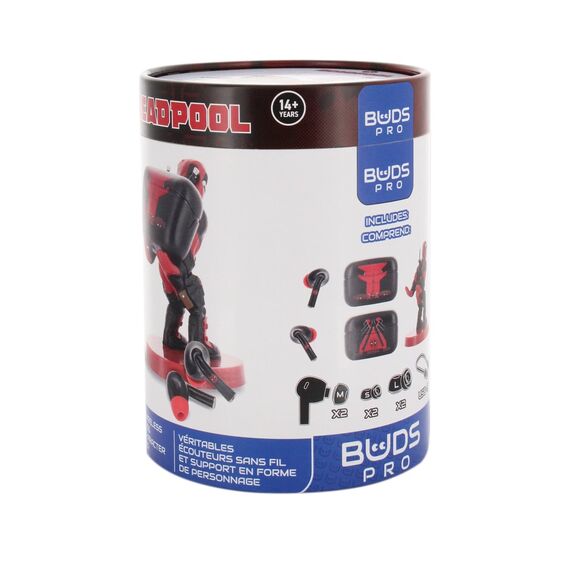 DEADPOOL - Buds Pro Bundle - Wireless Bluetooth Earbuds + Holder