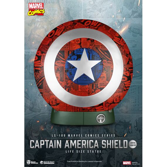 MARVEL - Captain America Shield - Statue Life Size 64cm