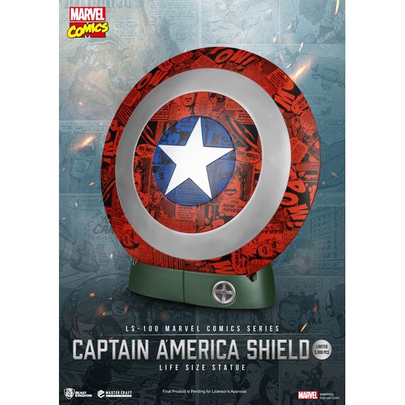 MARVEL - Captain America Shield - Statue Life Size 64cm