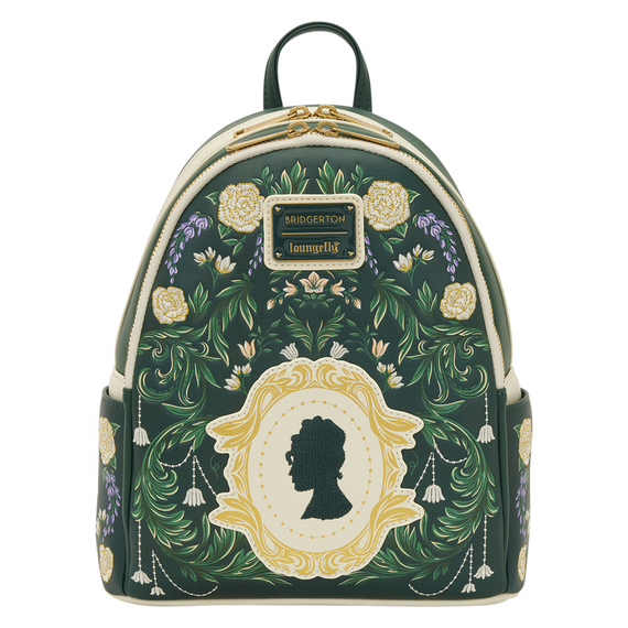 BRIDGERTON - Silhouette floral - Mini Backpack LoungeFly