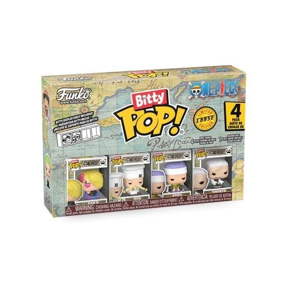 ONE PIECE - Bitty Pop 4 Pack 2.5cm - Sanji