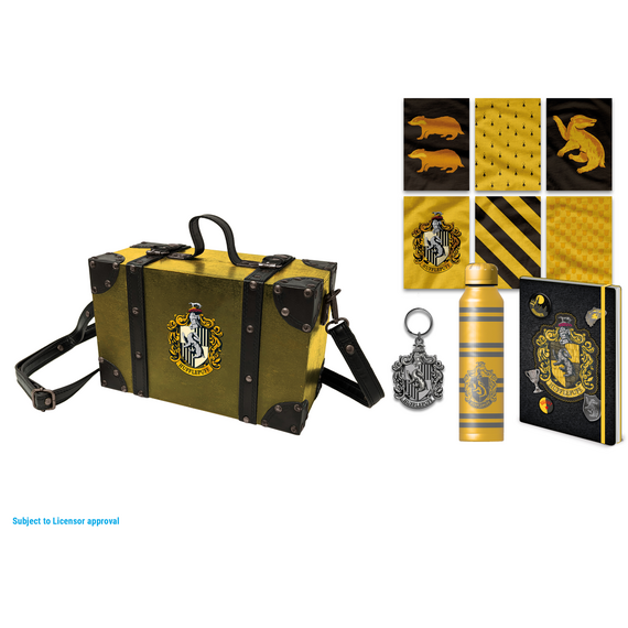 HARRY POTTER - Colourful Crest Hufflepuff - Premium Gift Set