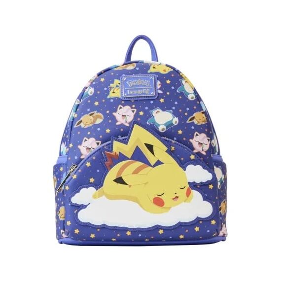 POKEMON - Sleeping Pikachu and friends - Mini Backpack LoungeFly
